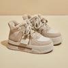 Fashion Winter velvet white shoes new female students' thick soled sports board shoes warm casual simple comfortable women's shoes