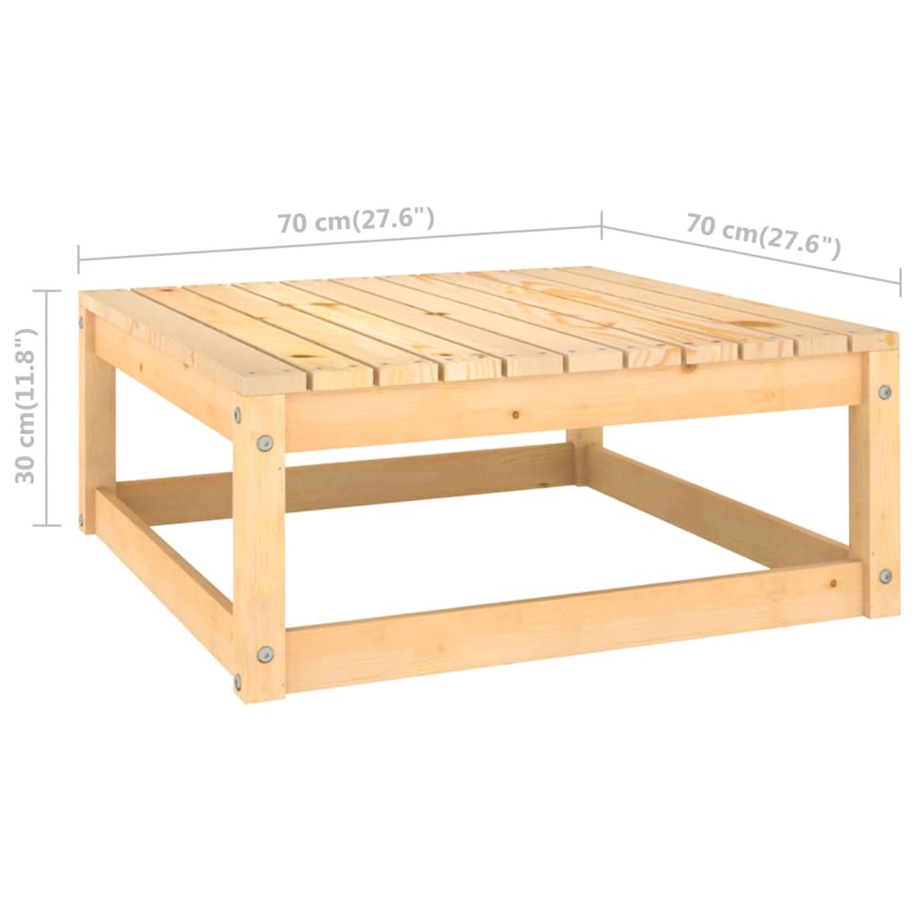 6 Piece Garden Lounge Set with Cushions Solid Pine Wood
