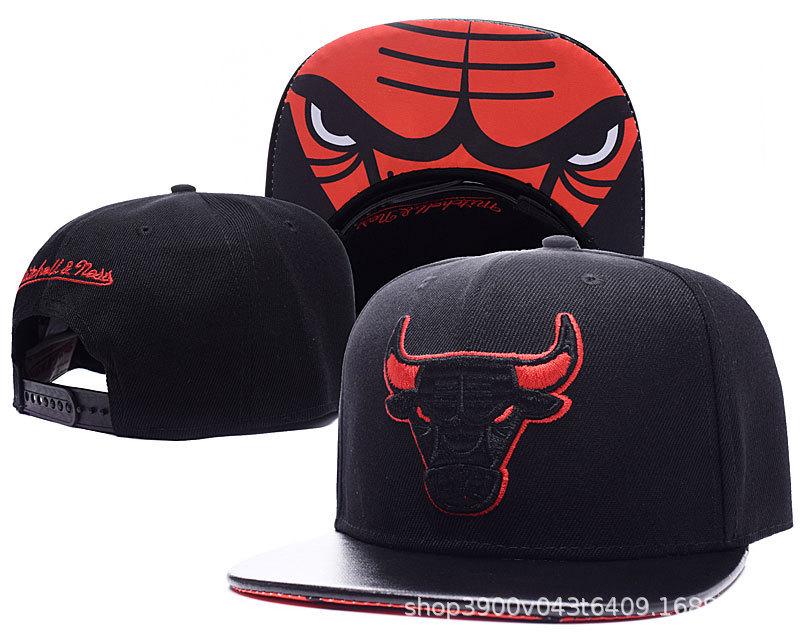 Унисекс Бейсболная Кепка NBA Lakers с Вышивкой Головы Быка и Плоским Козырьком Adjustable