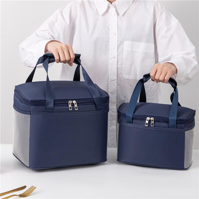 Outdoor Camping Picnic Bag Portable Lunch Bag Food Thermal Insulated Box Food Storage Bags Bento Pouch Dinner Container Handbag