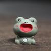 Yixing Zisha Wealth-attracting Cute Frog Cat Tea Pet Aesthetic Tea Games Tea Figurine Play Toys Tea Statue Ornaments Teaware