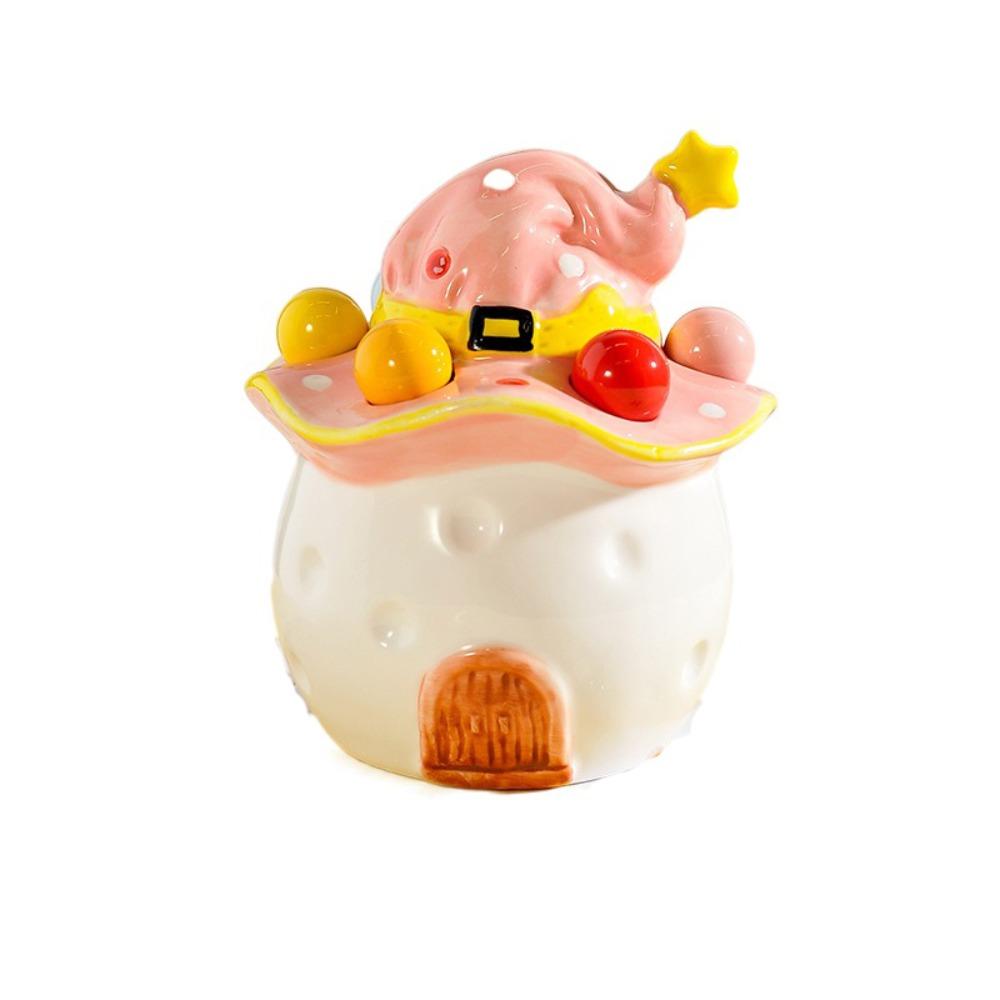 Magic House Shape Dessert Cake Fork Ceramic Salad Fork Creative Home Safety Fork  Picnic