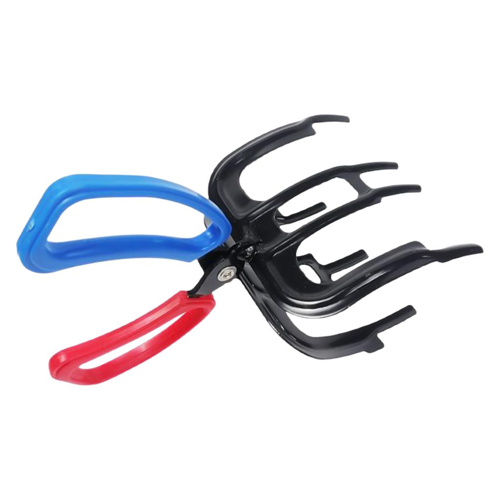 Portable 2/3 Claw Fish Gripper 3 Teeth Fishing Pliers Anti-Slip Fish Claw Gripper for Most Freshwater Fish and Crab