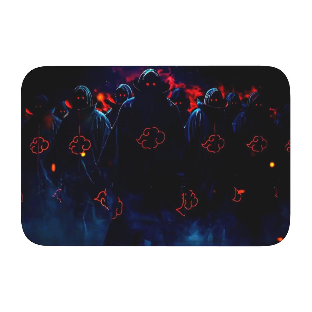 Custom Anime N-Narutoes Doormat Non-Slip Entrance Welcome Kitchen Bathroom Floor Door Mat Toilet Living Room Carpet Rug