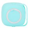 Silicone Head Massage Brush MultiFunction Comb for Shower Hair Washing 80ml Coontainer for Filling Liquid(Mint Green )