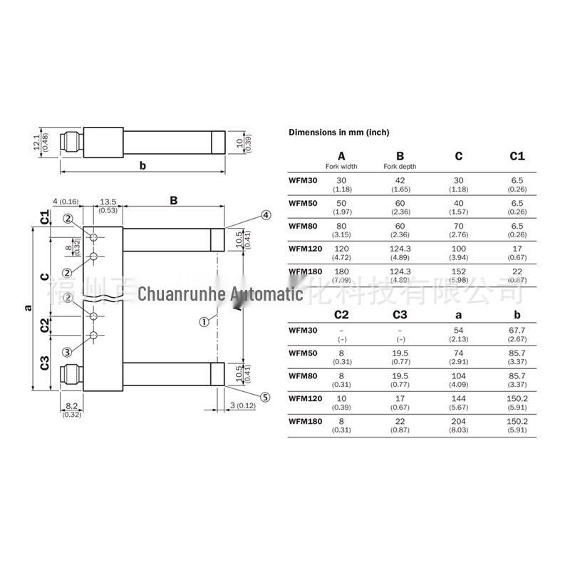 Совершенно новый оригинальный щелевой датчик WFM80-60P311 (6037829) - Гарантия включена 60 mm Slot-type Sensor