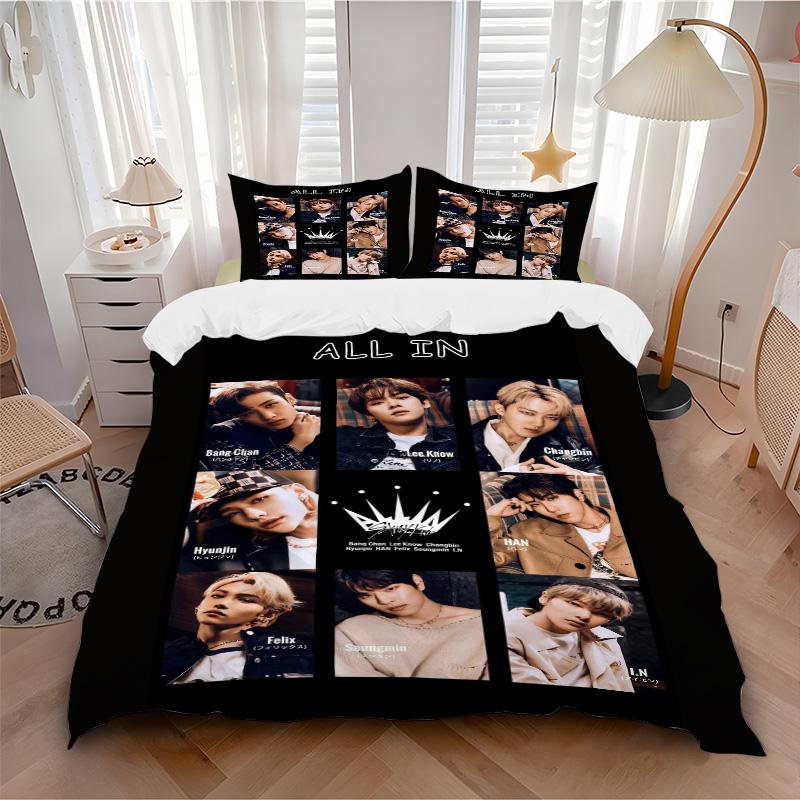 All Stars Bedding 3 Piece Set Hd Print Duvet Cover Pillowcases For Teens Adult Bedroom Decoration Christmas Gift C9211996
