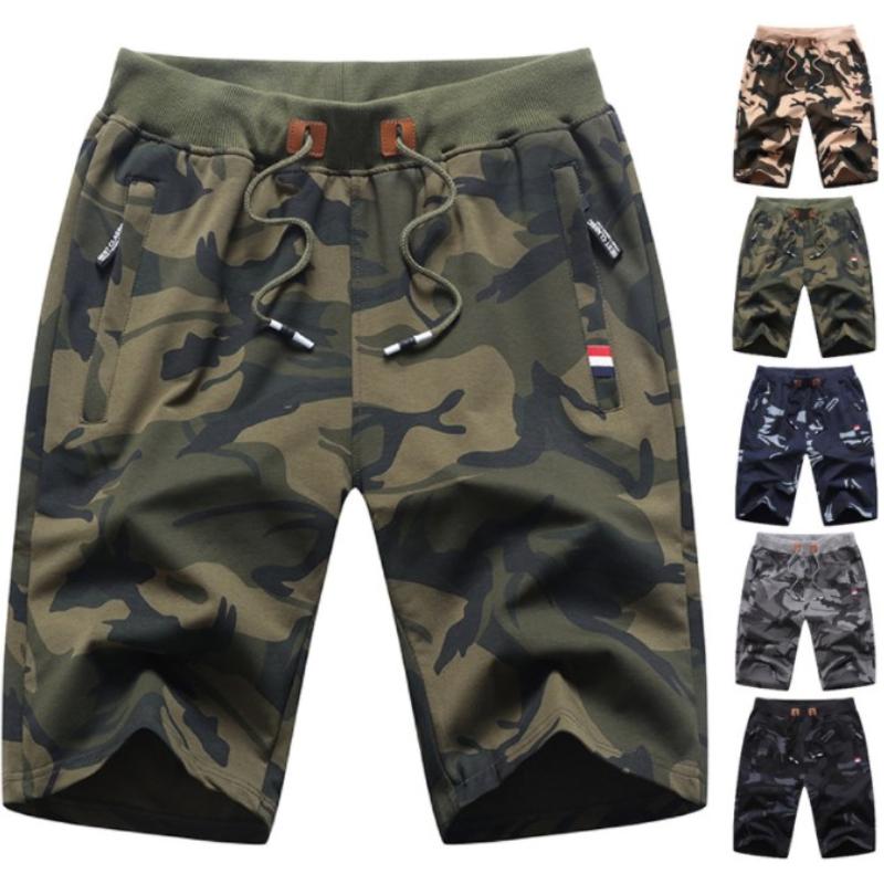 Combat Shorts Mens Casual Army Camouflage Jeans Cargo Camo Work Half Pants