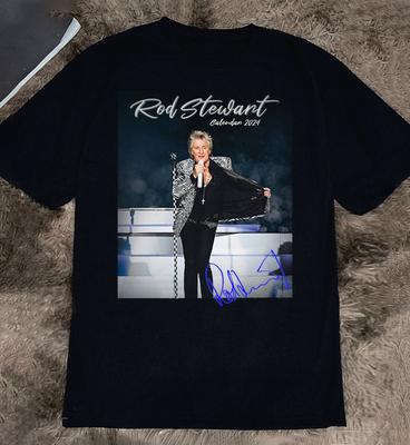 Rod Stewart 2024 Signature Unisex T-Shirt All Size S To 5XL