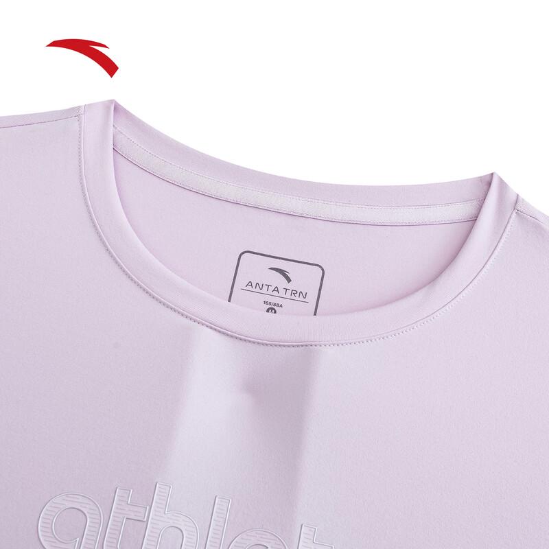 Anta Women's Ice Yarn Breathable Short Sleeve T-shirt