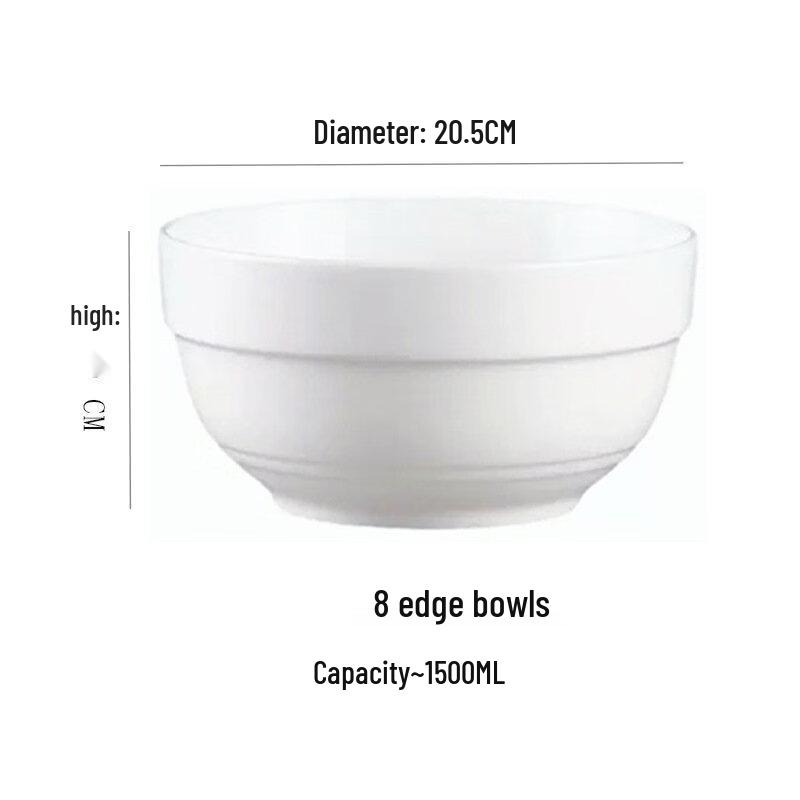 Abay Ceramic Rimmed Bowl Set