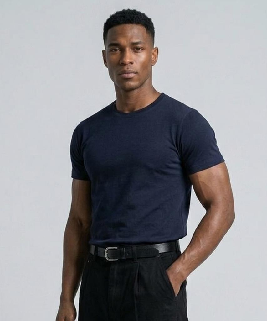 FOR THE FIT Cotton Air Muscle Fit Short Sleeve T-Shirt_3Color