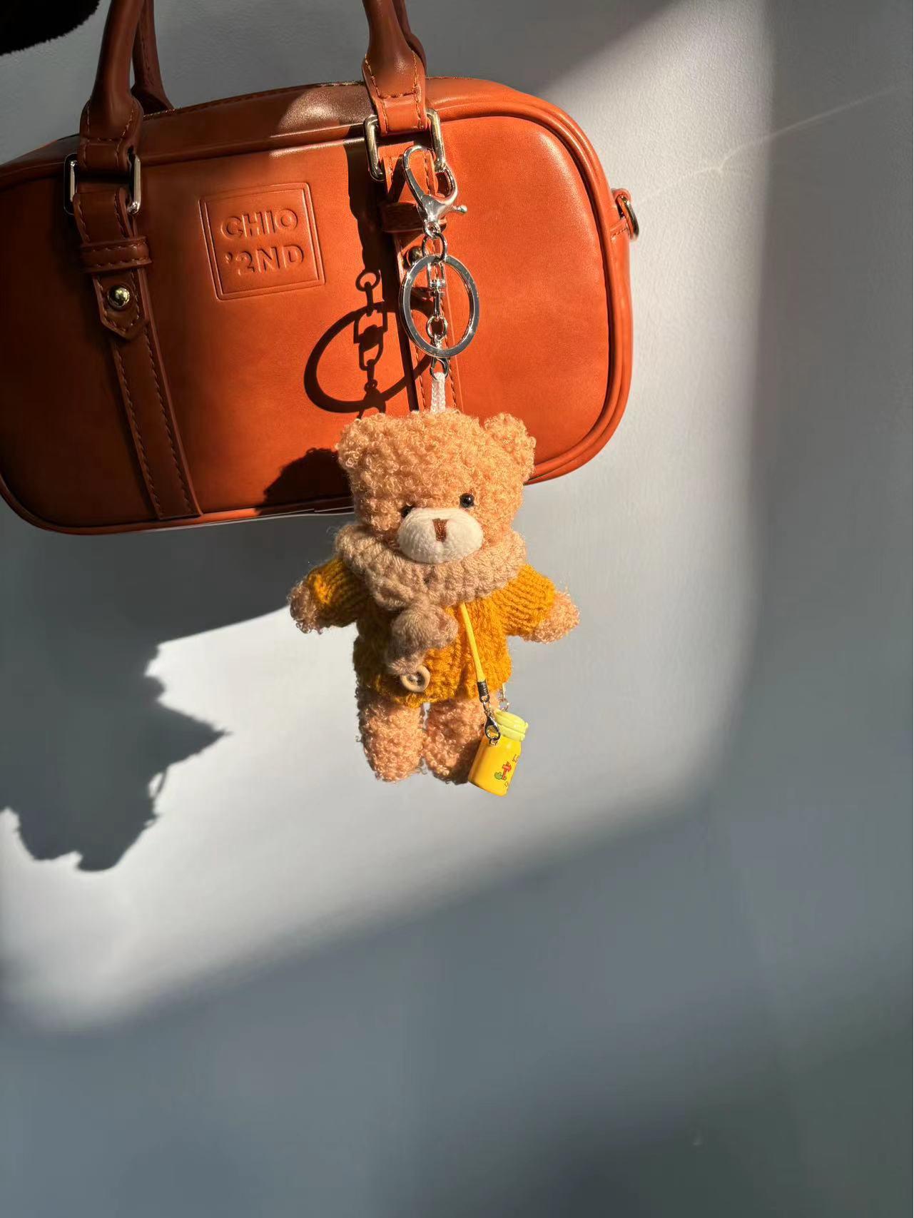 

Супер милый плюшевый медведь брелок и подвеска на сумку