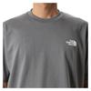 Used [New] M size THE NORTH FACE S/S Bandana Square Logo T-shirt NT32446 Men's Women's Sweat-absorbent Quick-drying Gray 1