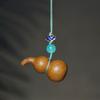 Key Charms Sandalwood Gourd Keychain Chinese Style Phone Charm  Car Key Accessories
