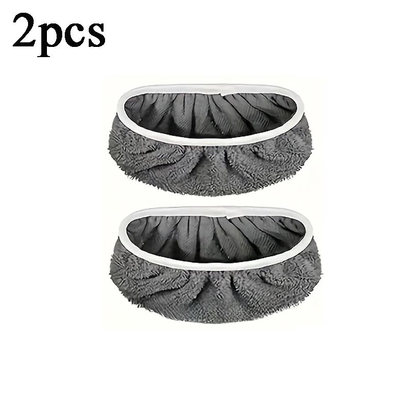 

Thickened Coral Fleece Mop Cloth Is Designed For Double-sided Use To Absorb Dust And Hair Without Leaving Any Residue