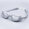 Adult Gradient Transparent Swimming Goggles with Easy Adjust Strap Anti-Fog Anti-UV Antileak Silicone Gasket