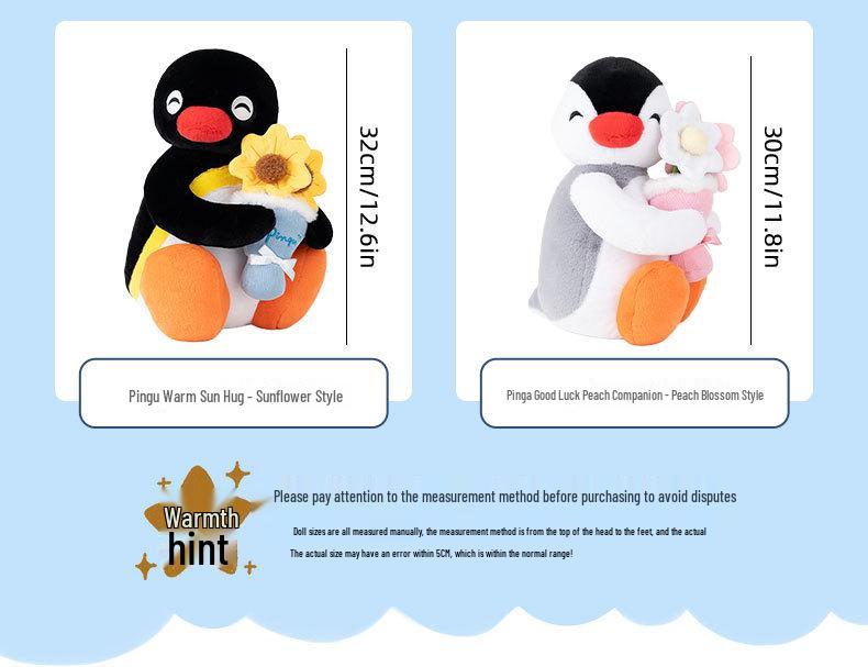 Genuine Pingu Penguin Family Plush Doll - Cute Gift