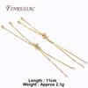 18K Gold Plated Adjustable Extender Chain, Extension Chains For Bracelet Necklace Accessories DIY Jewelry Making Supplies