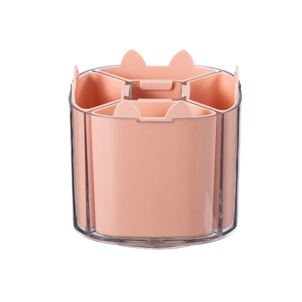 Pencil Case 360° Rotating Pen Holder Large Capacity Makeup Brush Holder  School Office