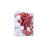 36pcs Glitter Christmas Baubles Plastic Christmas Tree Topper Xmas Tree Hanging Ball  Holiday Party