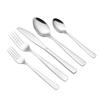 Ru Han Hammered Stainless Steel Dinner Fork Set (5-Piece)