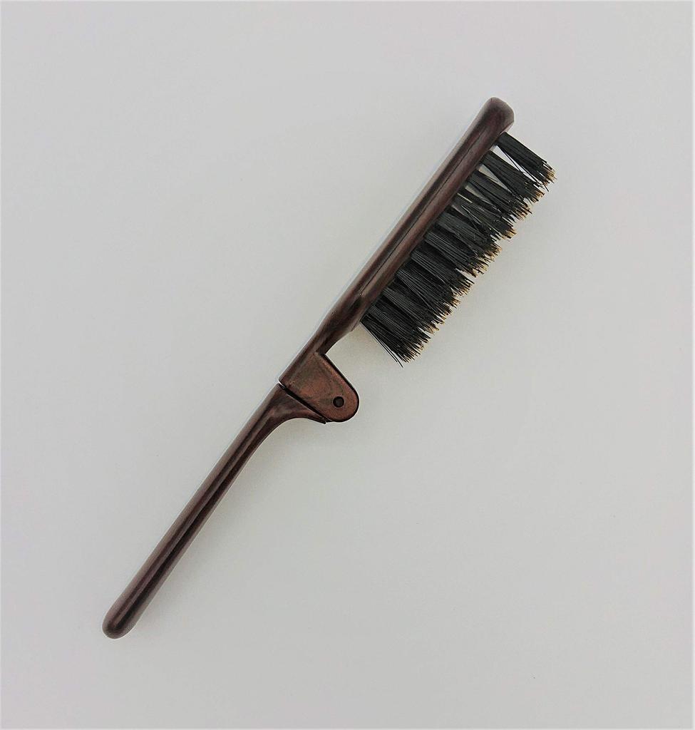 Folding Hair Setting Brush Animal Hair