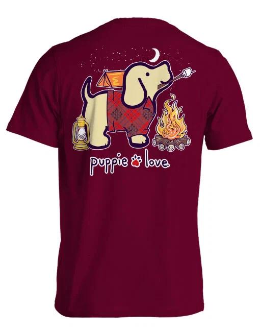 New PUPPIE LOVE CAMP PUP T Shirt 4XL