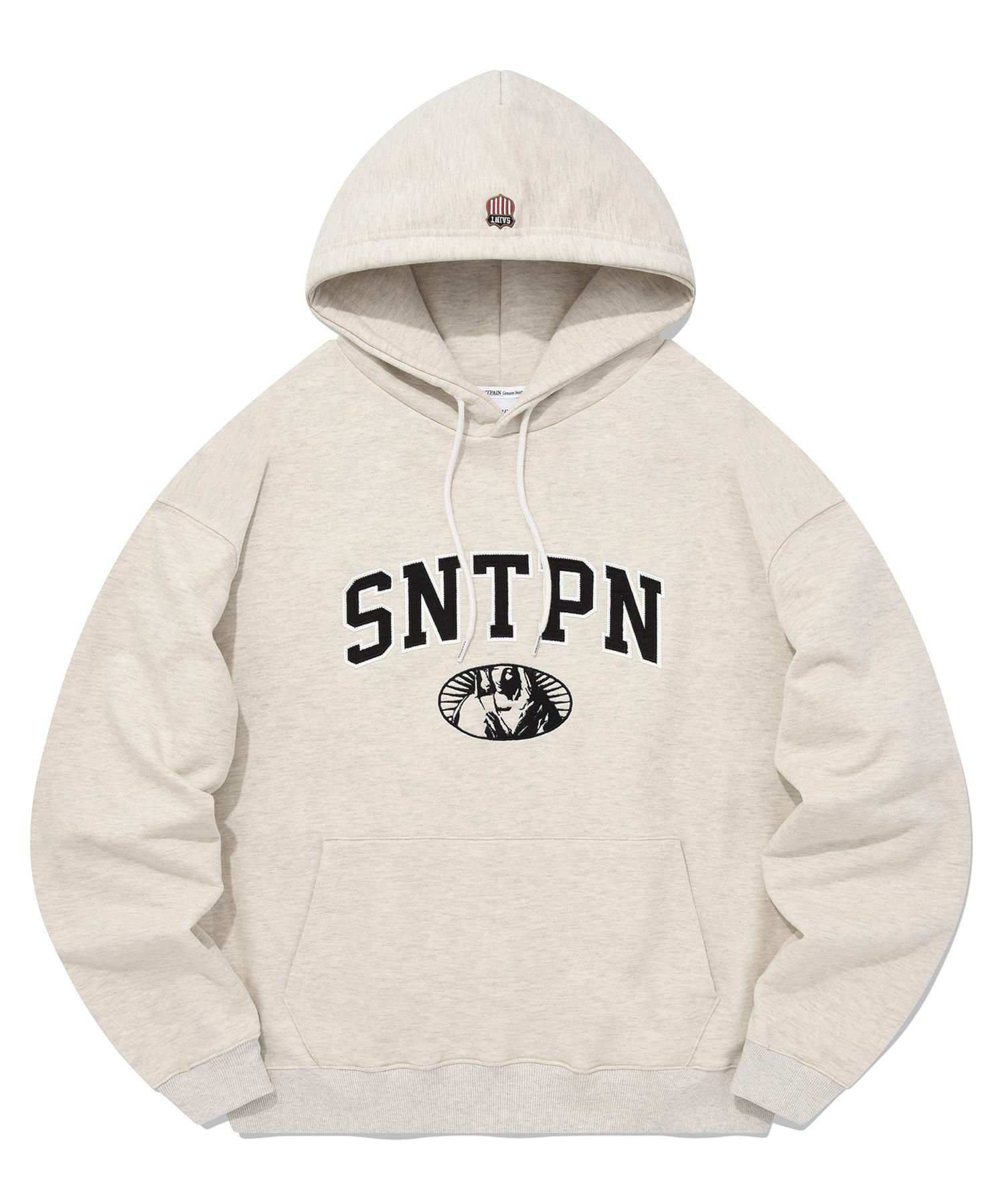 Saint Pain Sp Sntpn Arch Logo Hood-Oatmeal Oatmeal/L