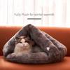 Triangle Soft Warm Pet Cat Dog bed Cave House Sleeping Bag Cushion Pad Tent Kitten Cozy Indoor Cushion Kennel Pet Accessories
