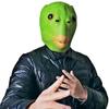 Halloween Grüner Fischkopf Monster Maske Spielzeug Sand Skulptur Spielen Seltsame Grüne Fischkopf Abdeckung