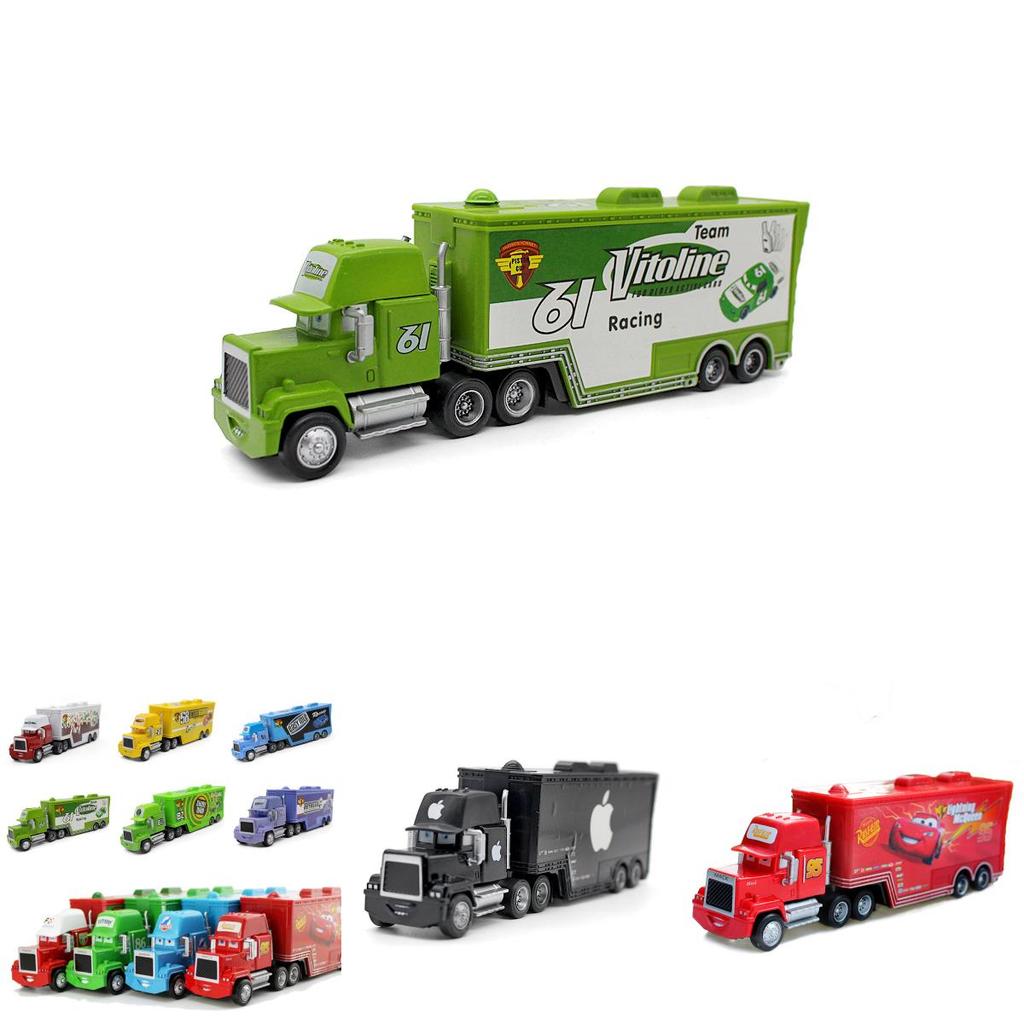 Colorful Cars Mack Lightning Mcqueen King Jackson Storm Racer Truck Toy For Kids
