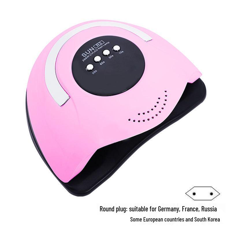 

288W High-Power UV Nail Lamp: Quick-Dry Gel Polish Curing for Salon Use