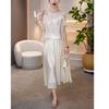Summer Two Piece Set Lace Hollow Out Top and Skirt Fashionable Outfit Unique Design