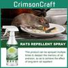 Spray à l'huile de menthe naturelle pour repousser les souris et les rongeurs