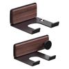 Wood Hairdryer Holder Wall Mounted Hair Dryer Holder Storage Rack Hair Care & Styling Tool Organizers Easy To Install