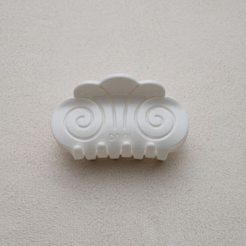 

DNINI Spiral claw clip S(White) White