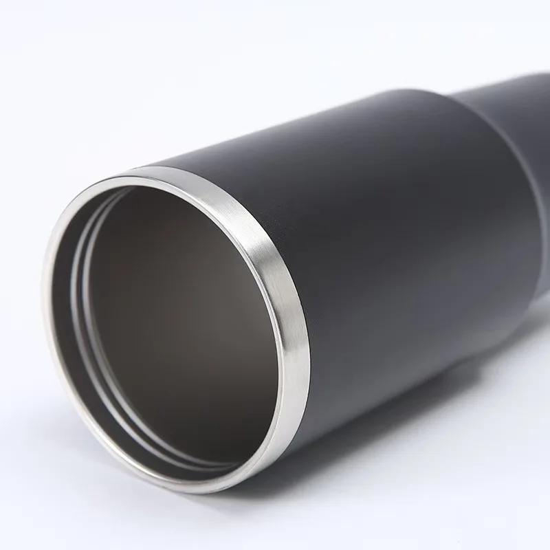 1200ML Mugg Bil Kaffemugg Rostfritt Stål Dubbelvägg Håll Kall Vattenflaska med Handtag Lock Sugrör Vakuum Termosmugg Grossist