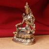 Pure copper Nepalese craftwork statue Buddha, Bodhisattva saving the eight difficult mother Tantric, small Buddha sculpture, 1Pc