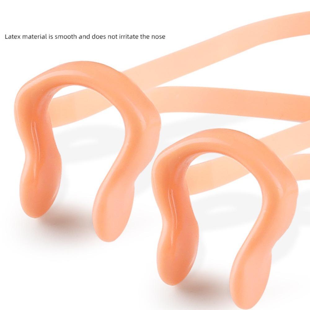 Strapped Silicone Rope Nose Clip Latex Swimming Nose Plugs Swimming Nose Clip Pool Accessories