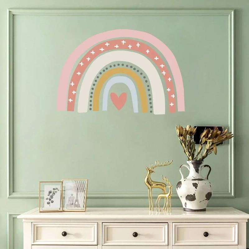 Bohemian Rainbow Wall Stickers Self Adhesive Wholesale Instagram Nordic Children's Room Decoration Stickers