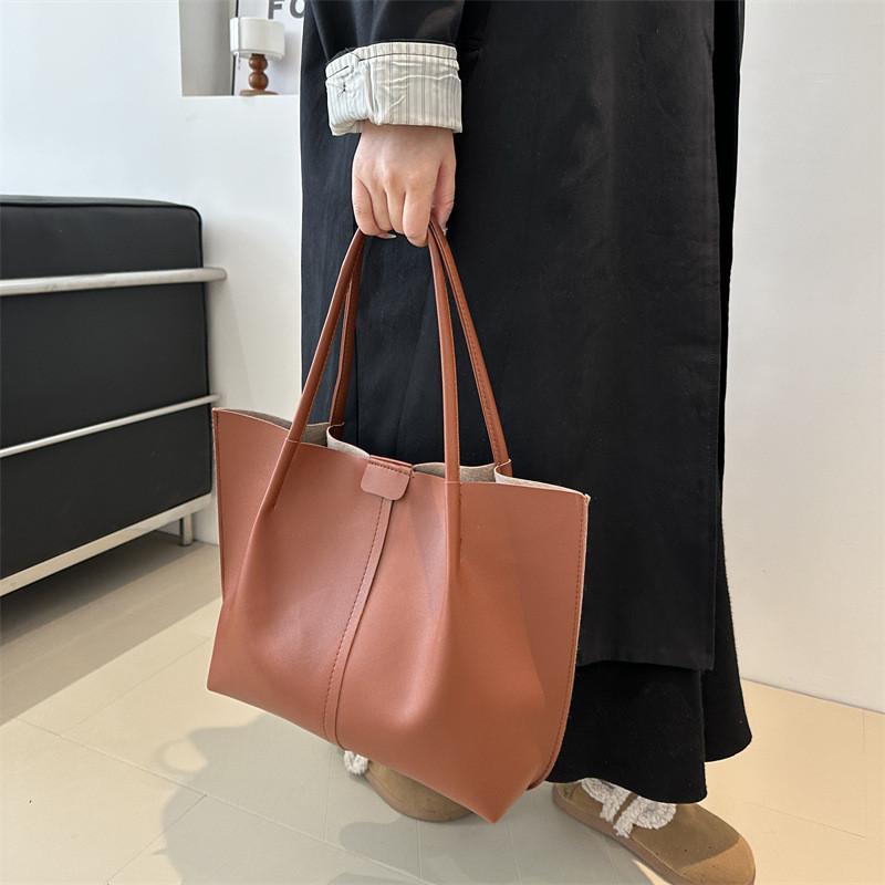 Wholesale Fashion Trend Large Capacity Mother Tote Bag Women Bags Spring New Basic Underarm Shoulder Bag