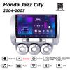Android Car-Play Car Radio For Honda Jazz City 2004-2007 Multimedia Player Head Unit Stereo GPS Navigation BT WIFI,2+64GB
