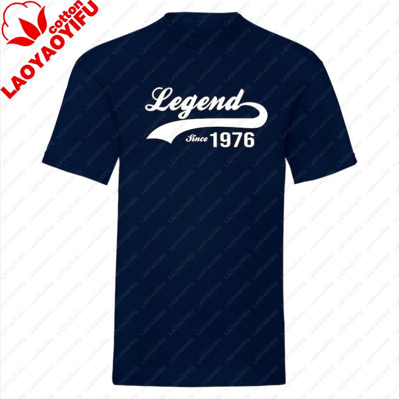 Legend Since Graphic TShirt Perfect 50th Birthday Gift for Men  Women Vintage 1976 Year Old Shirt Unique Idea Streetwear
