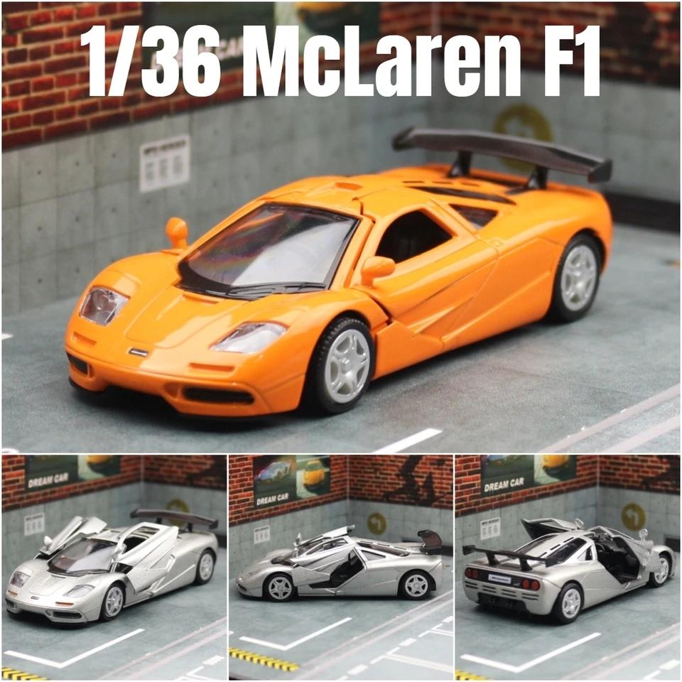 Auto Supercar Classica Retrò 1993 McLaren F1 Versione Match Auto in Metallo 5 Pollici Simulazione Diecast e Veicolo Giocattolo RMZ city 1:36 regali di compleanno in modelli in lega