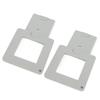 2pcs View Finder with Sliding Mechanism Color Isolation for Painting Drawing Photography Improve Composition Skills