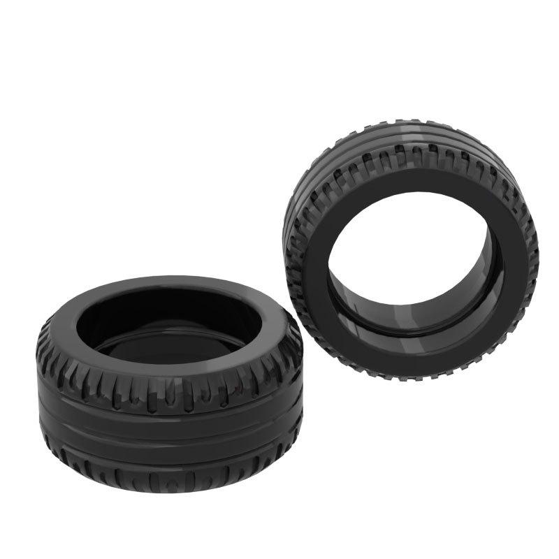 Minimum Order: 50G - MOC Compatible 11209 Building Blocks 21x9.9mm Wheel Rubber 11208 Black