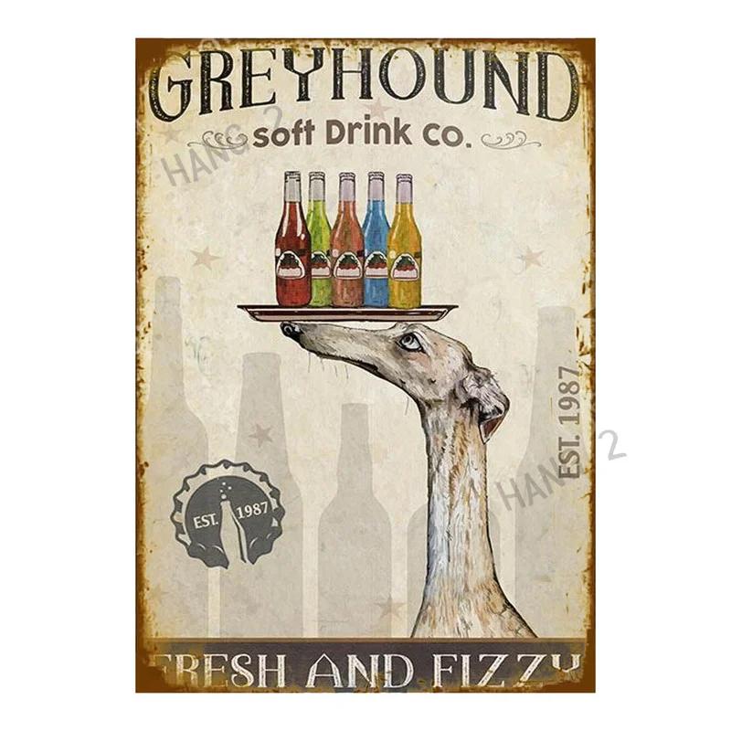 Schilder Blech Metall Poster Du hast gelächelt und ich habe mich verliebt Greyhound Hängeschilder für Zuhause Dekorative Plakette 8X12 oder 12x16 Zoll
