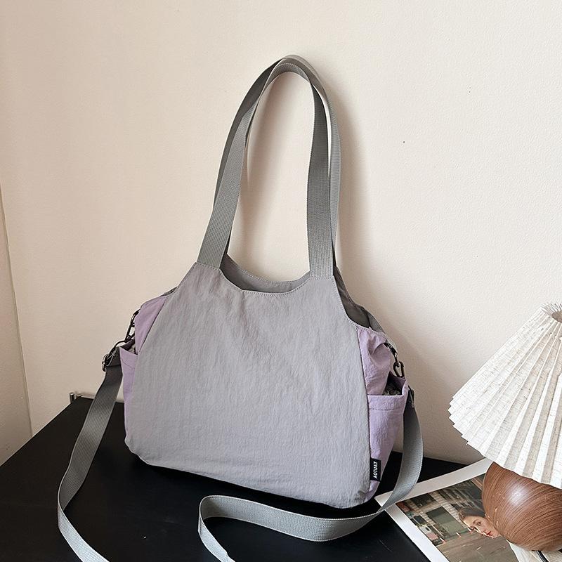 

Fashion Casual Canvas Tote Bag Women s Autumn and Winter Tide Large Capacity Underarm Bag Commuter Shoulder Bag серый