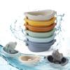 Stackable Floating Boat Bath Toys for Infants & Toddlers – Water Play Animal Finger Puppets